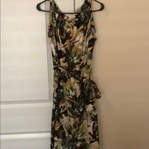 Gorgeous leafy flower dress